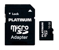 Platinum 16GB MicroSDHC Card (177307)